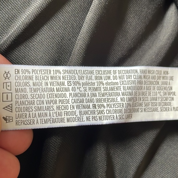 NEW Forever 21 Velour Swing Dress Medium Elastic Black Straps Tank - Picture 11 of 14